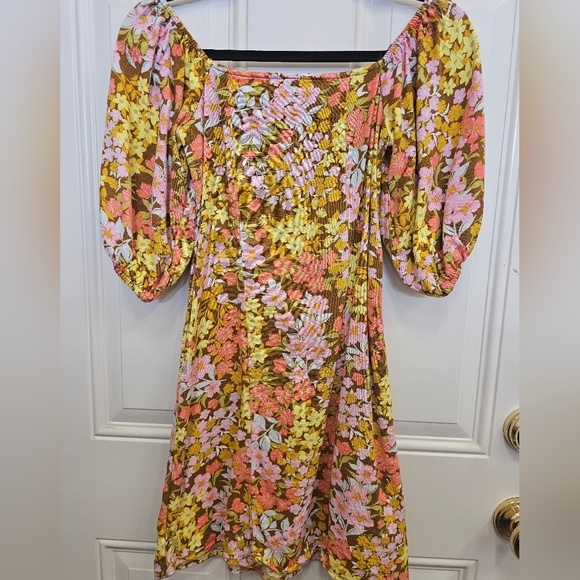 Billabong Dresses & Skirts - Billabong summer dress,  retro, inspired,  70s, mini, cute, spring,  girly,  fun